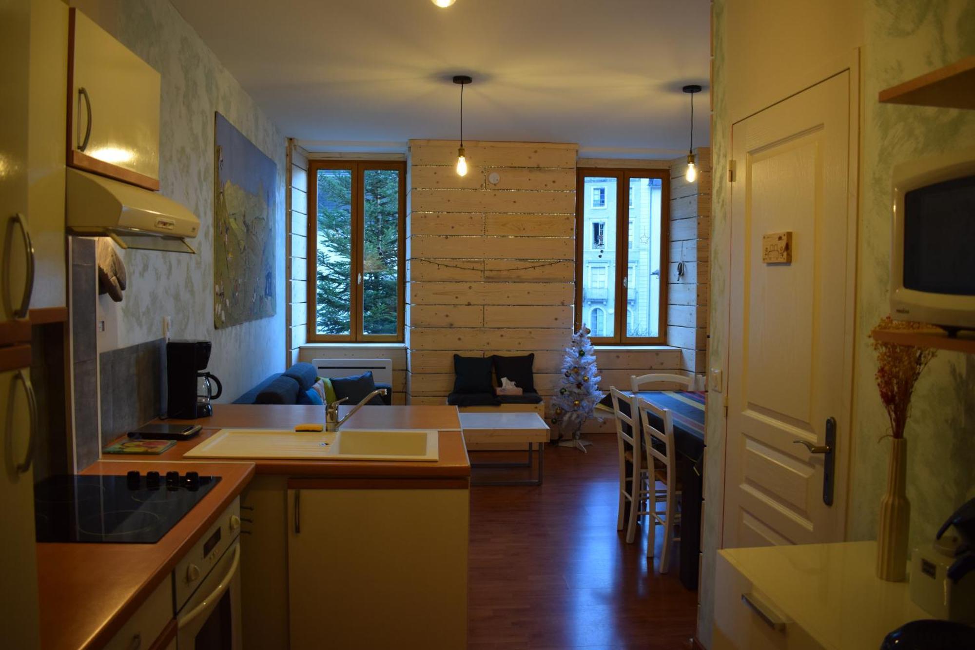 Appartement Familial T3 Avec Sauna 8 Personnes Eaux Bonnes Bagian luar foto